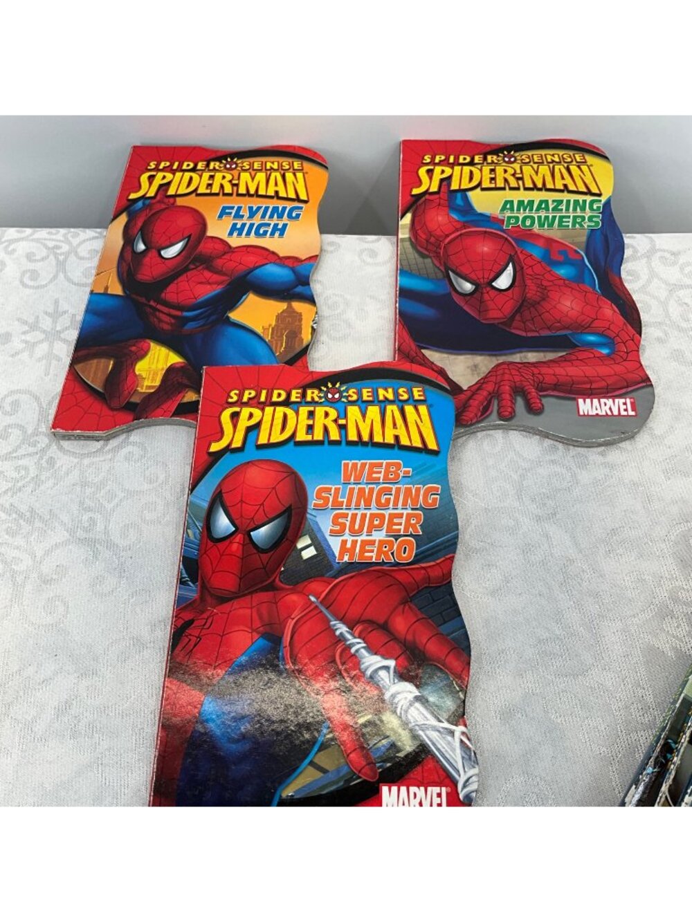 Spider-Sense Spider-Man Shaped Board Books Set Of 3